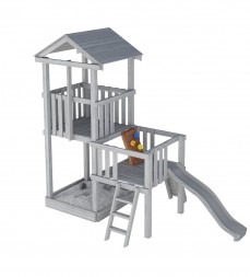 Скалодром с модуля для малышей на башню